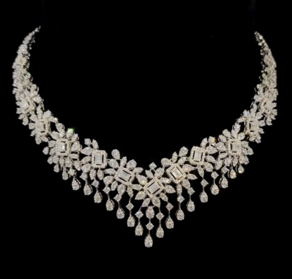 925 Silver Sana Swarovski Necklace Set