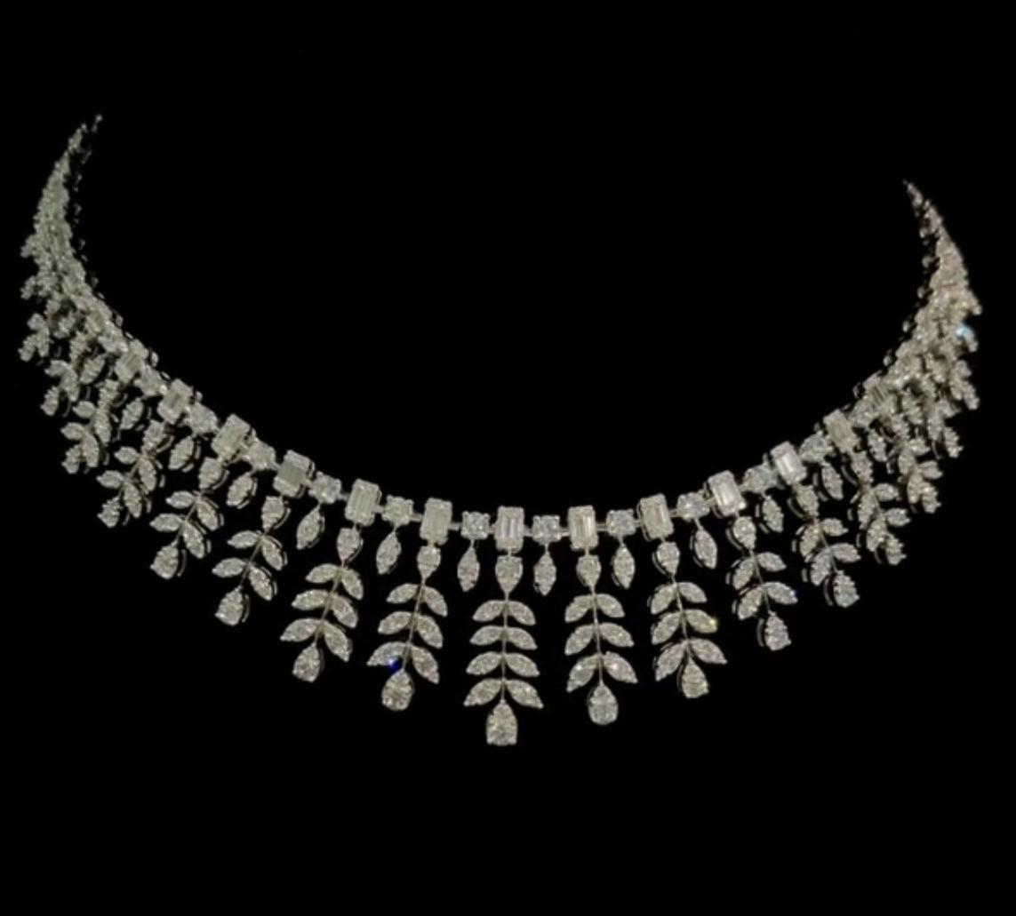 925 Silver Jiah Swarovski Choker Necklace
