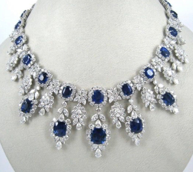 925 Silver Harris Swarovski Necklace - Amrrutam 