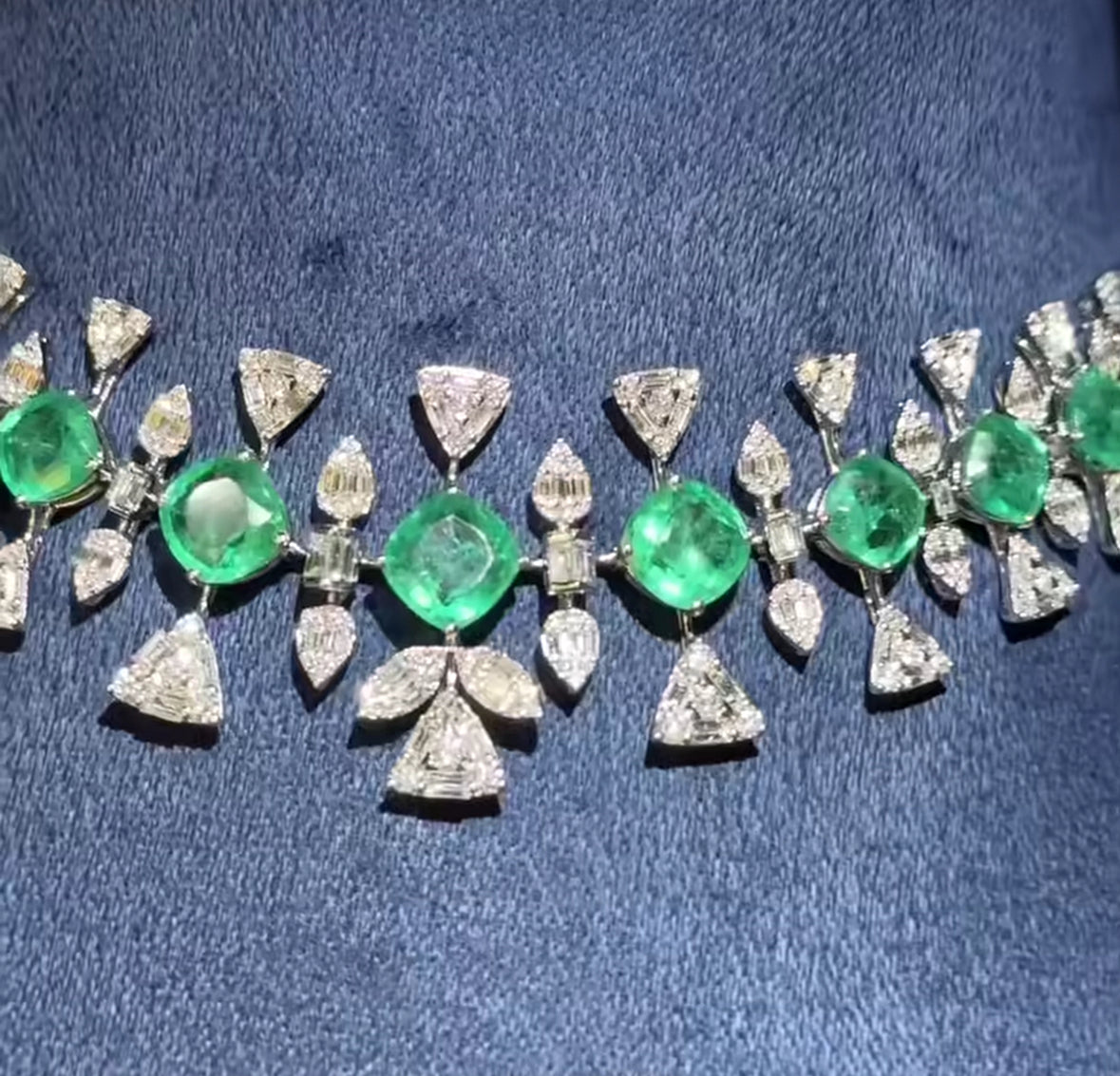 925 Silver Veena Swarovski Choker Necklace