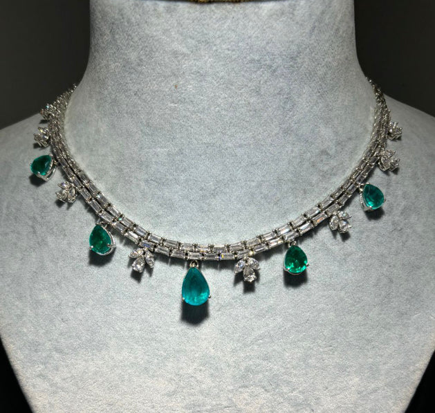 925 Silver Virushka Swarovski Choker Necklace