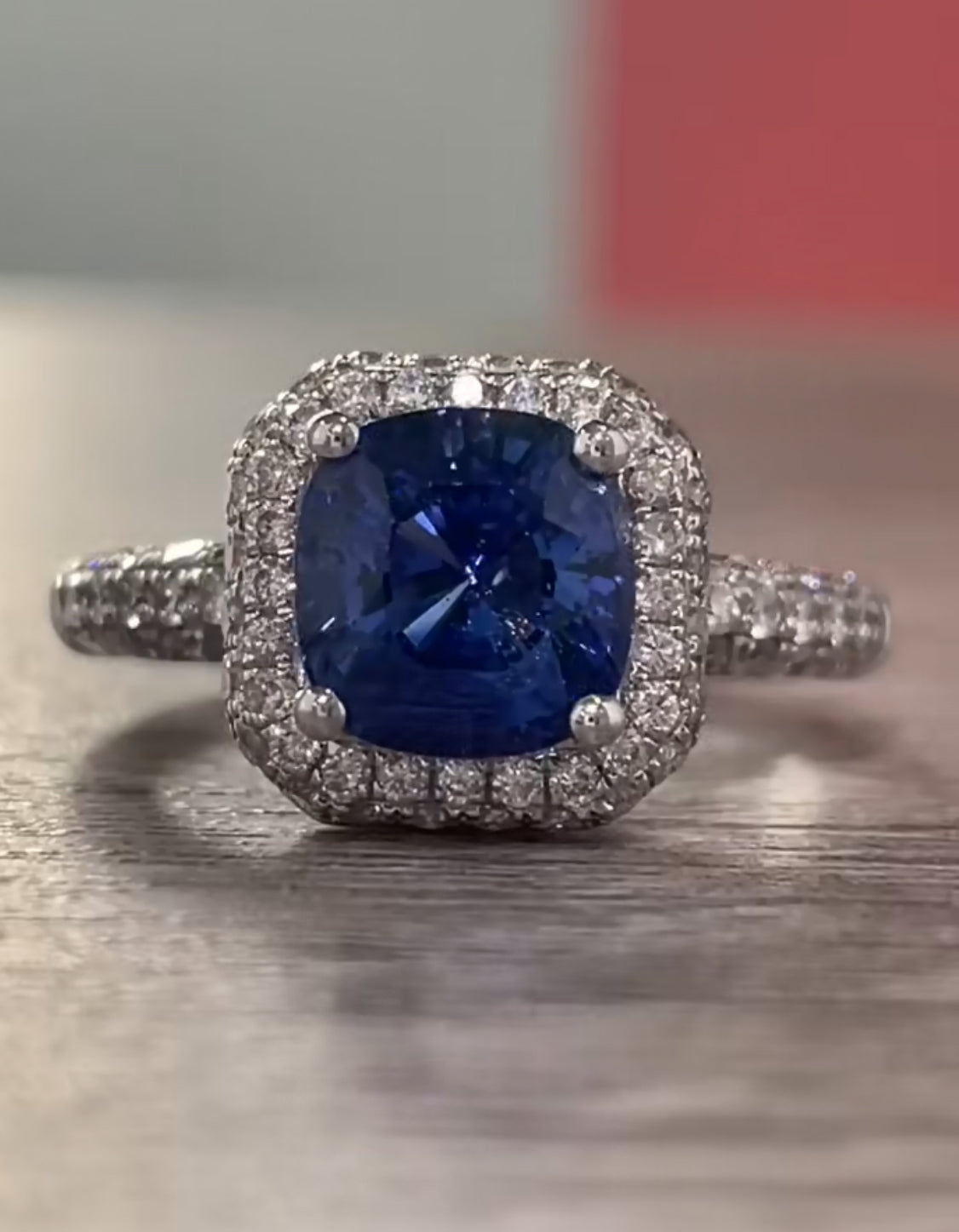 925 Silver Terra Tanzanite Swarovski Ring - Amrrutam Jewellery