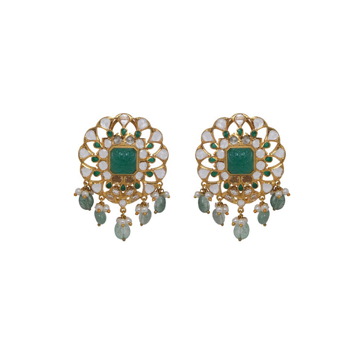Silver Festive Earrings - Amrrutam