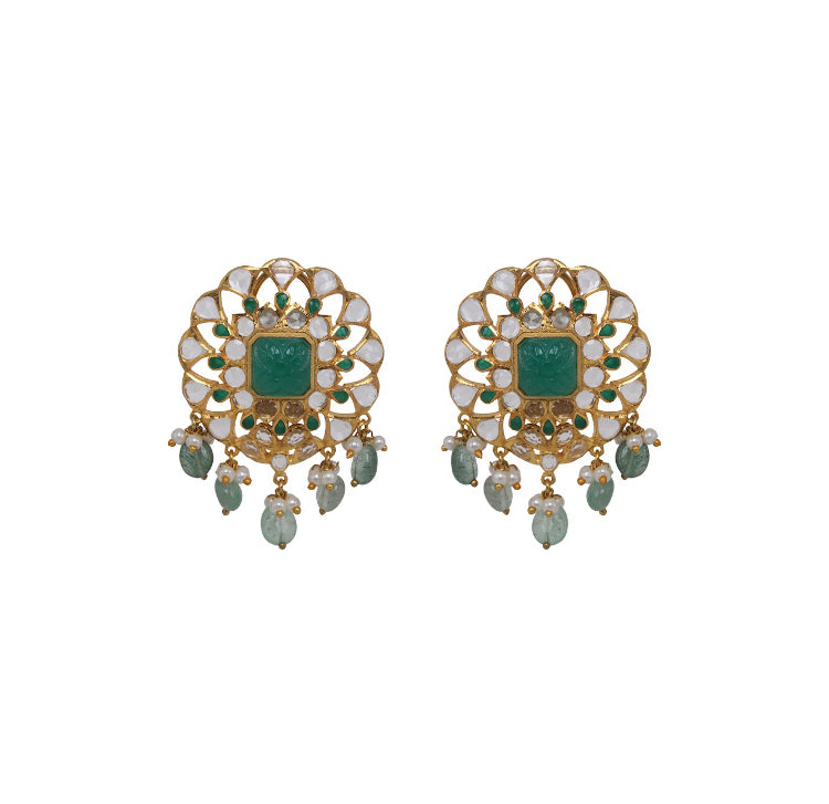 Silver Festive Earrings - Amrrutam