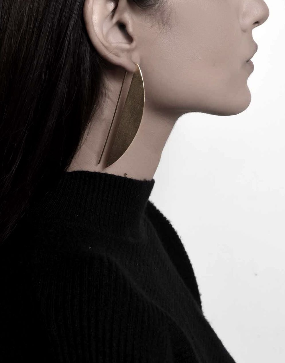 Eclip Earring Silver - Amrrutam