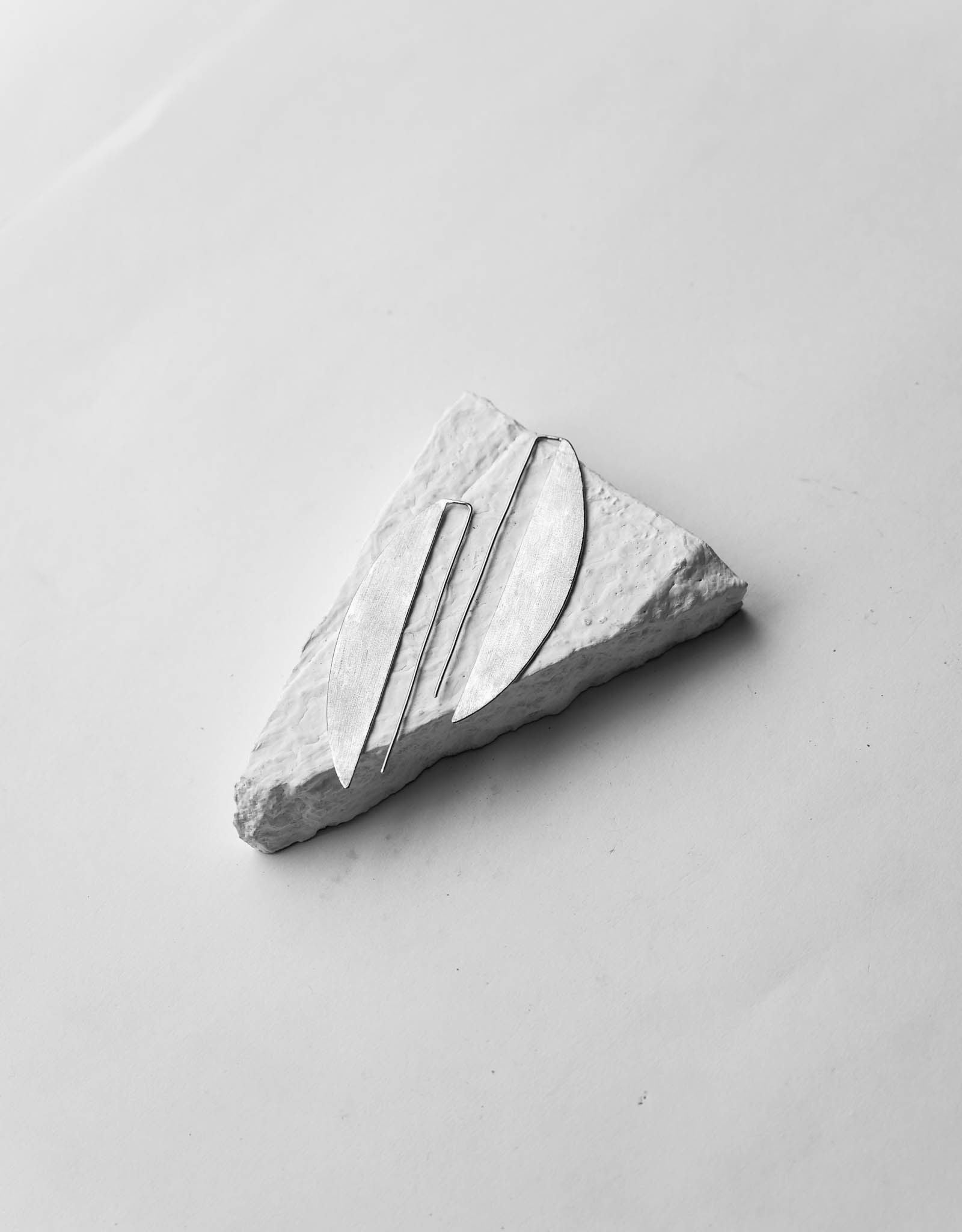 Eclip Earring Silver - Amrrutam