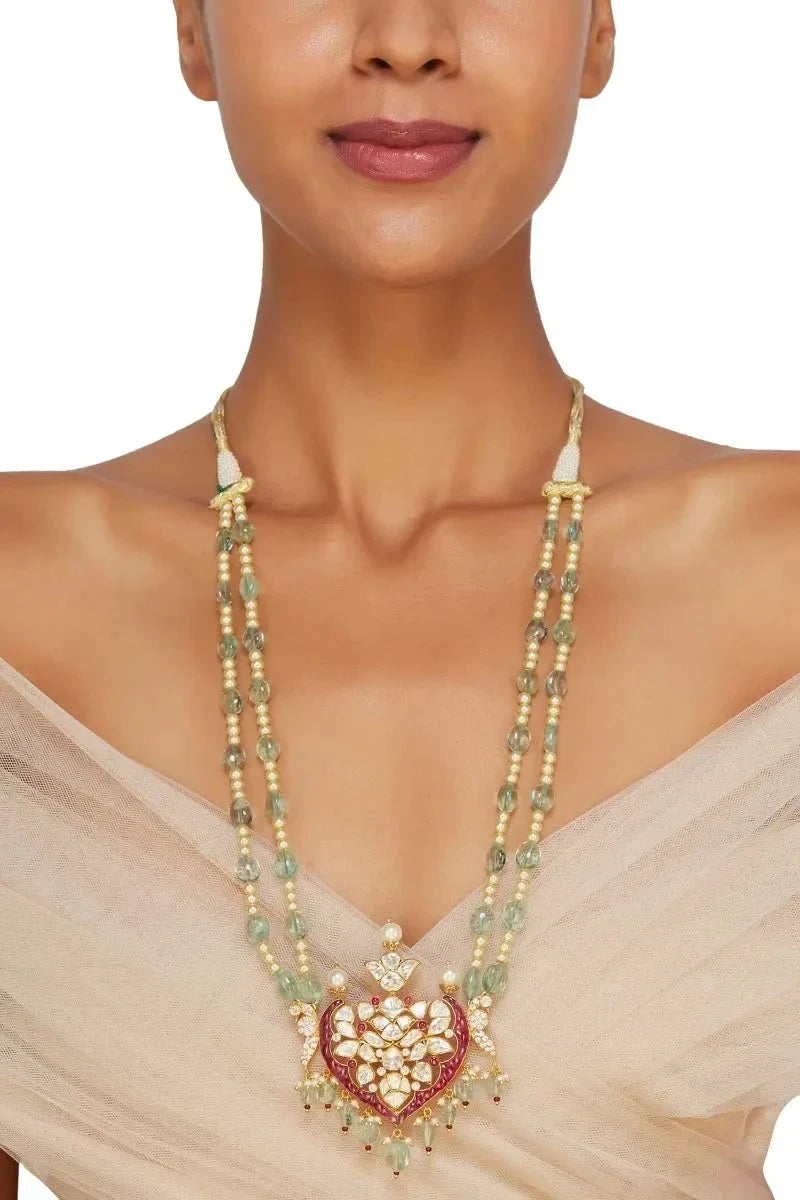 Sterling Silver Peacock Pendant Necklace - Amrrutam
