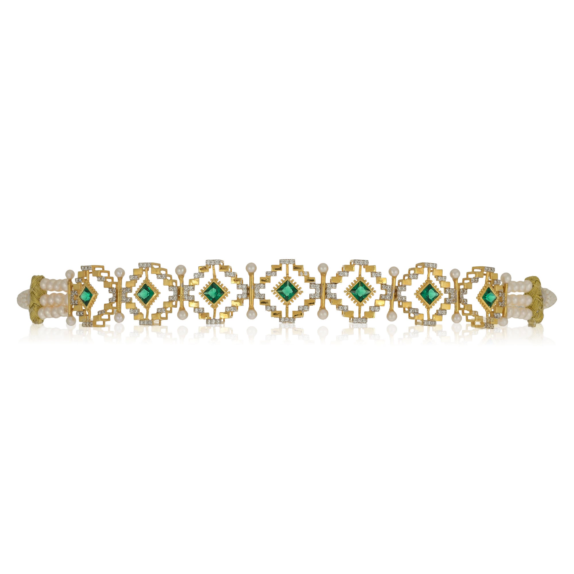 STEPPED MAZE CHOKER - Amrrutam