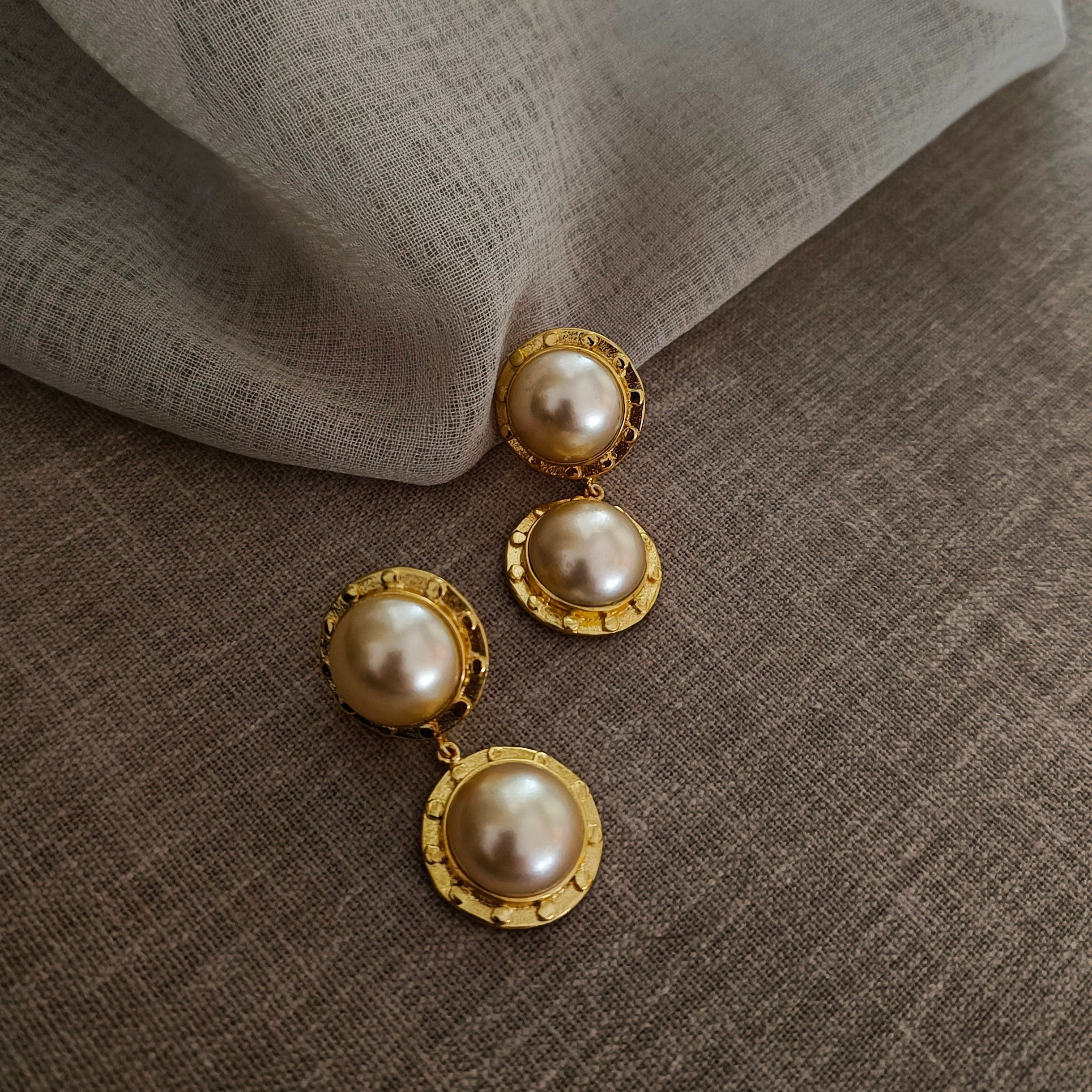 Pearl Dangler Earrings - Amrrutam