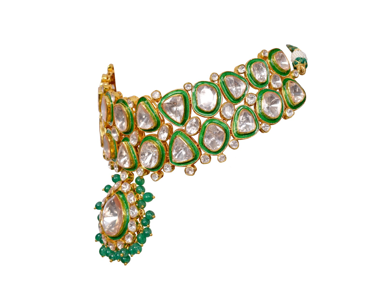 925 Silver Rubani Bride Necklace - Amrrutam