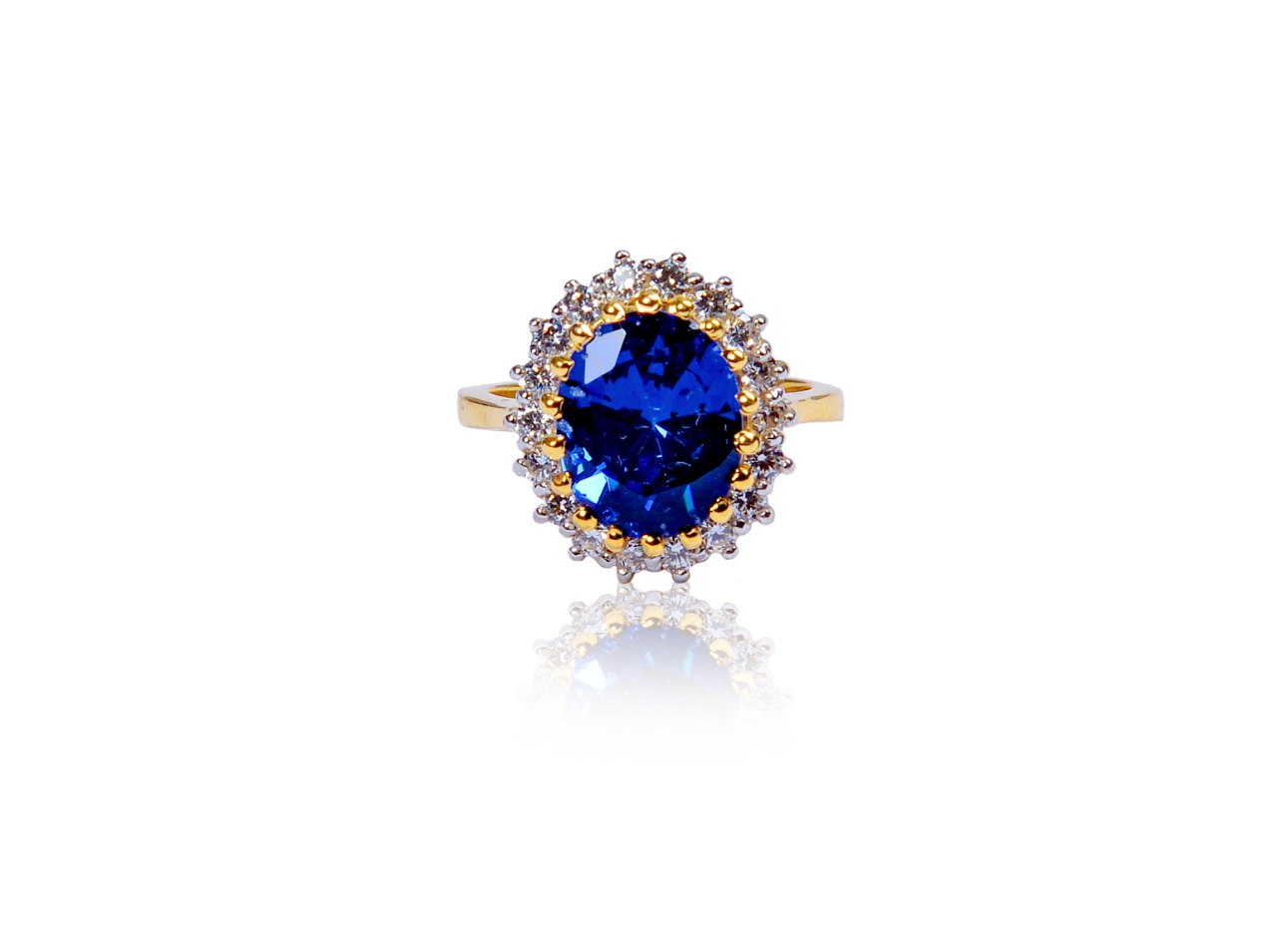 925 Silver Royal Tanzanite Blue Ring - Amrrutam