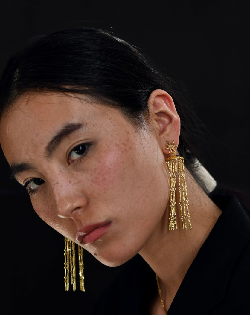 Starfall Dangle Earrings - Amrrutam