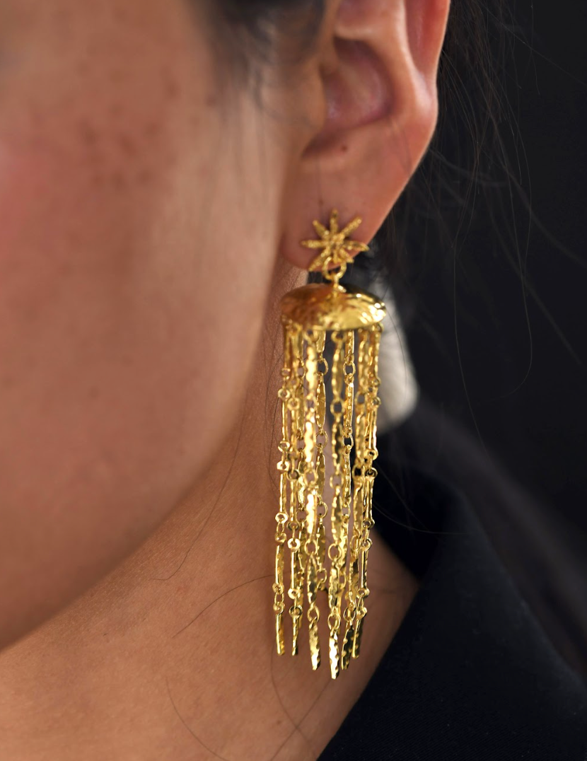 Starfall Dangle Earrings - Amrrutam