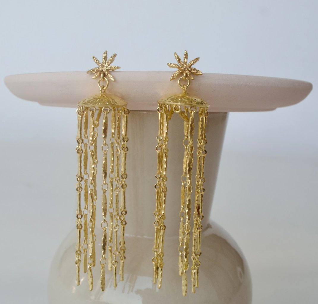 Starfall Dangle Earrings - Amrrutam