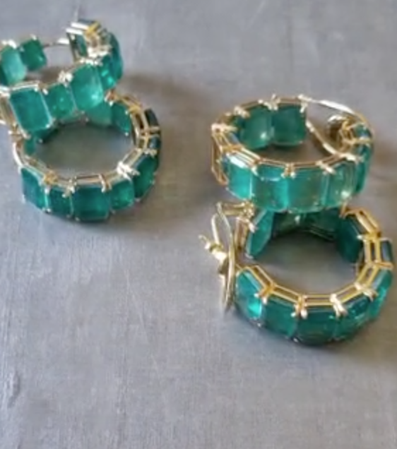 925 Silver Columbia Hoop Earring - Amrrutam