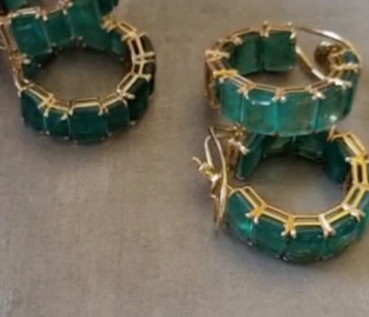 925 Silver Columbia Hoop Earring - Amrrutam