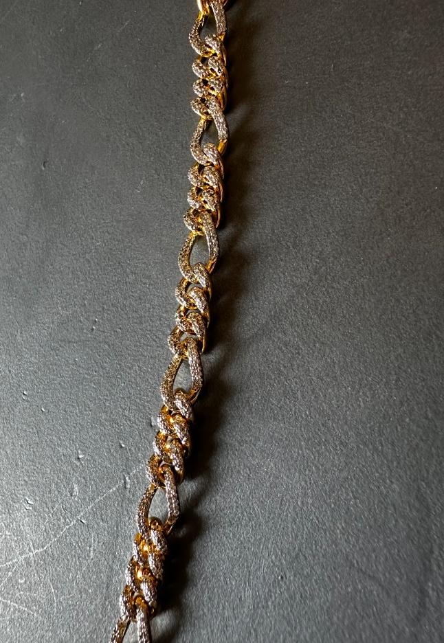 925 Silver Eva Chain CZ Bracelet - Amrrutam 