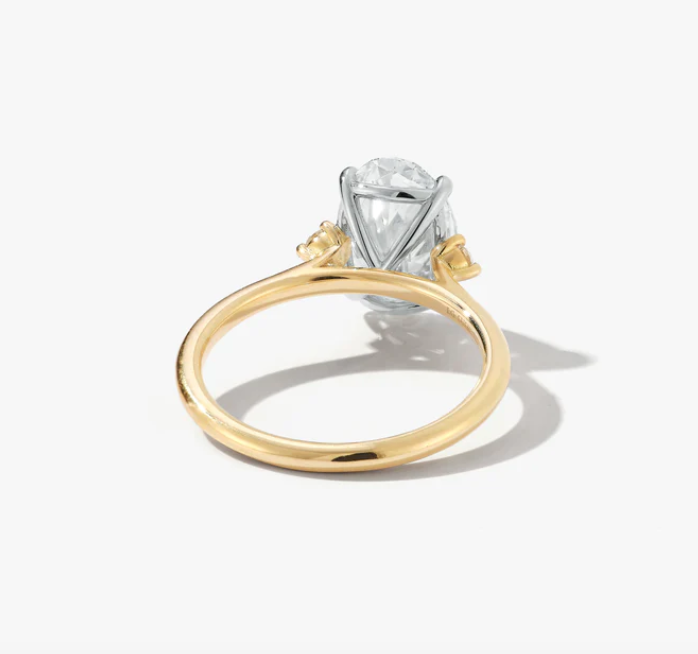 14K Gold Ophellia CVD Diamond Ring - Amrrutam 
