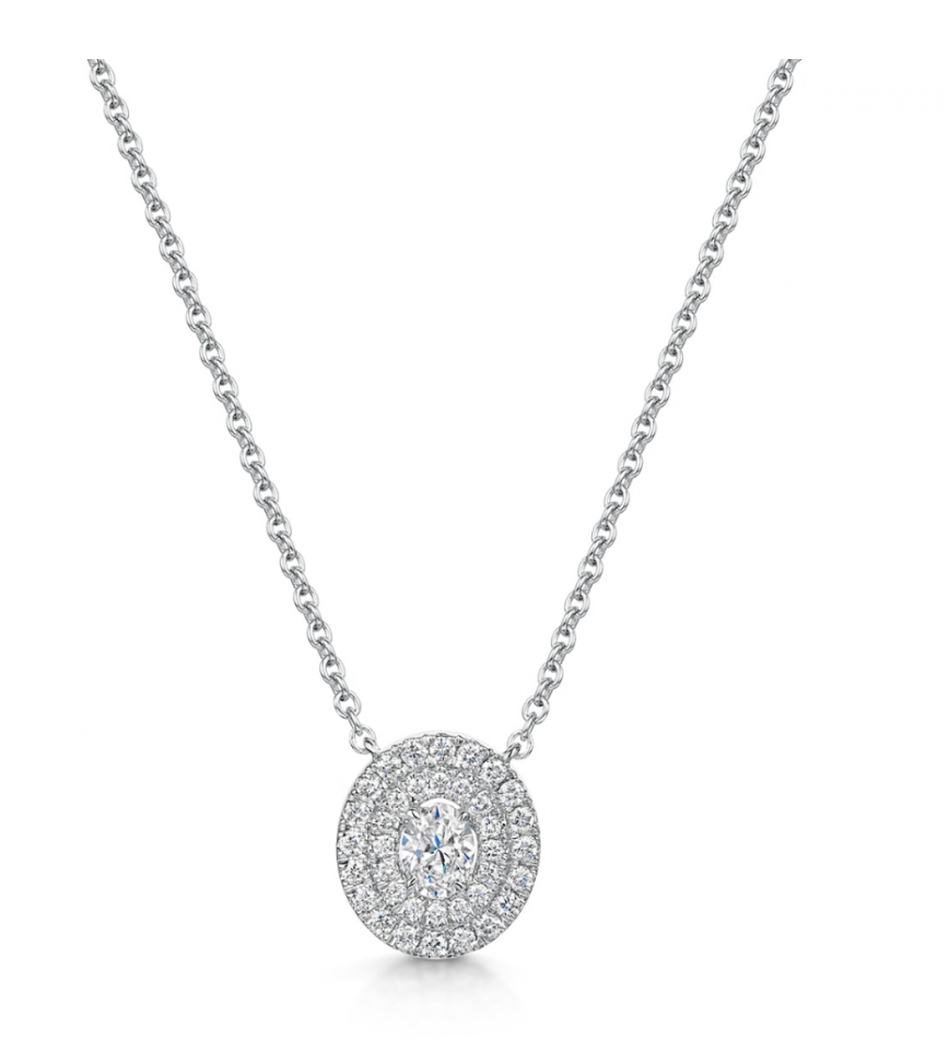 14K Gold Sejal Diamond Necklace - Amrrutam 