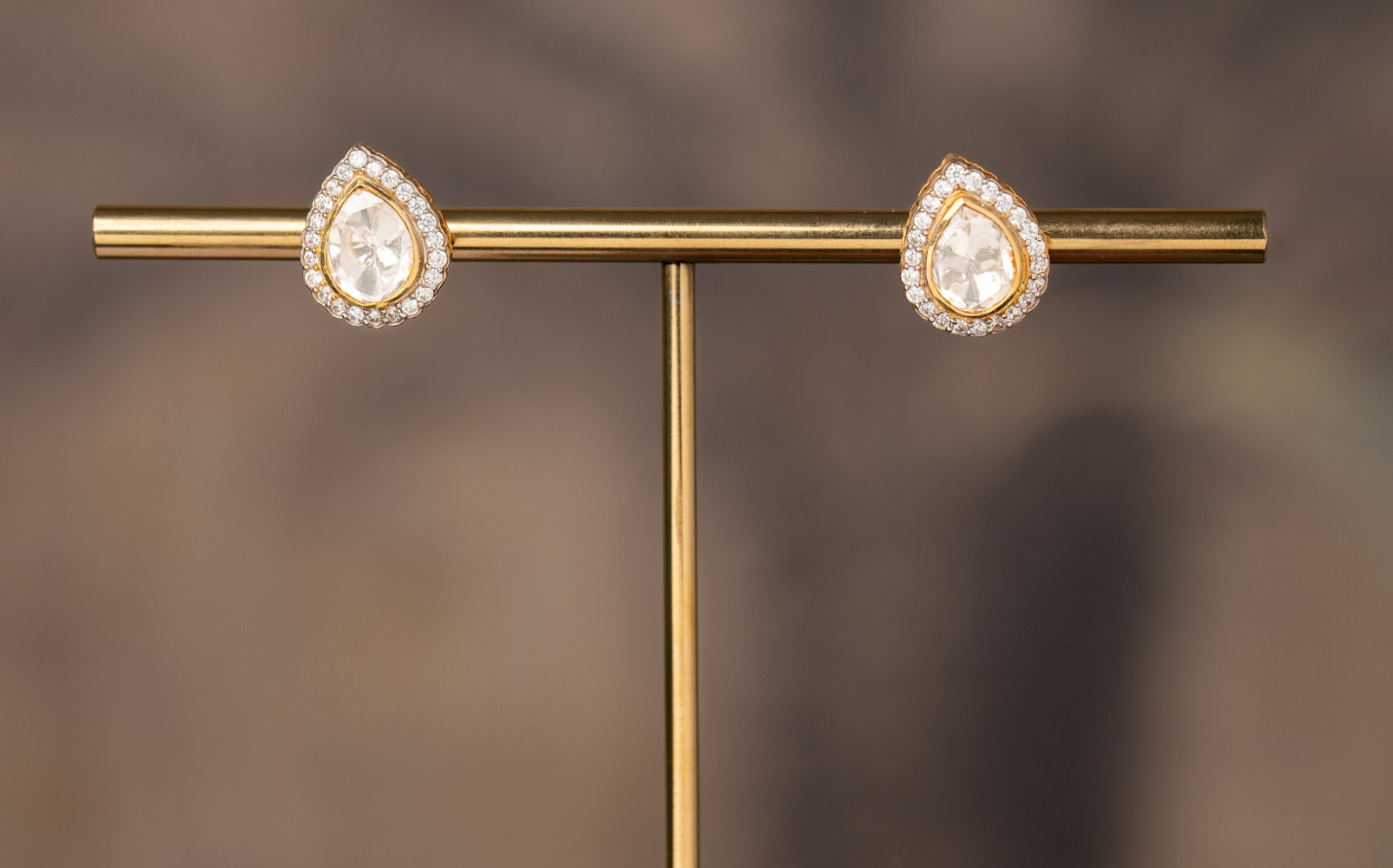 925 Silver Ziya Polki Pendant Set - Amrrutam Jewellery