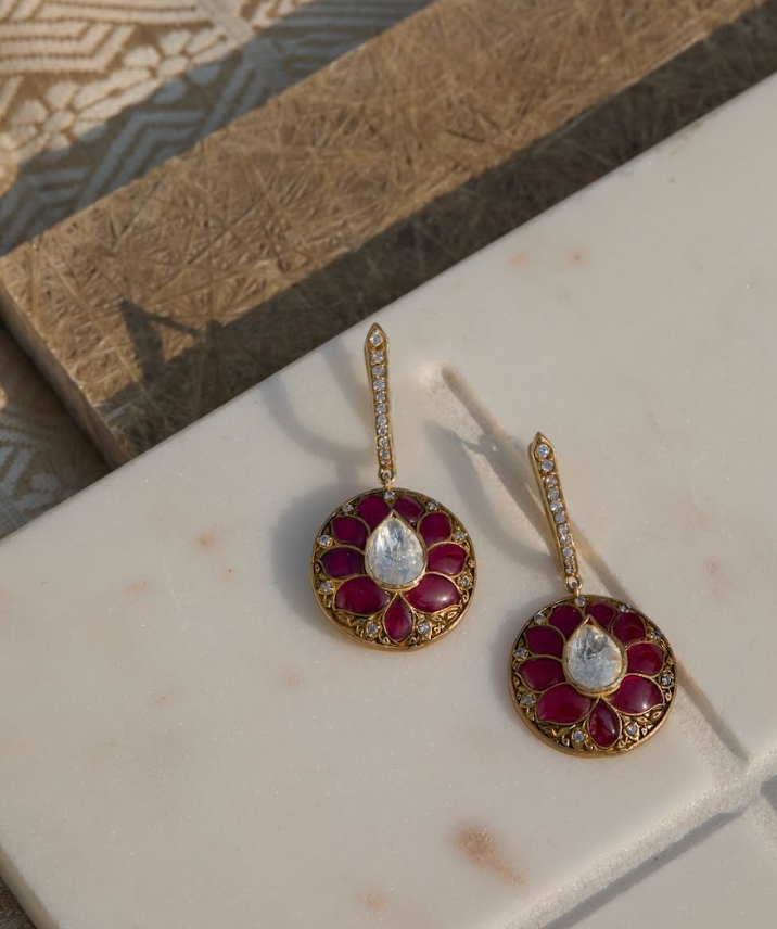 925 Silver Aranya Bali Earrings - Amrrutam Jewellery