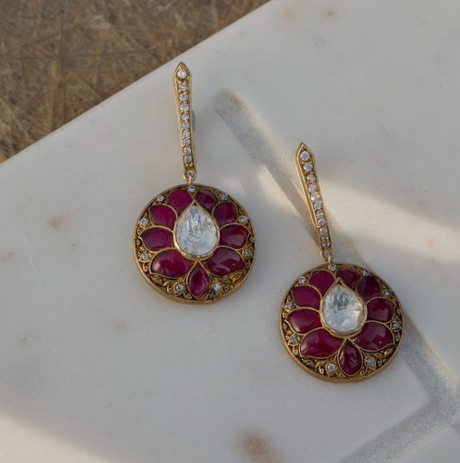 925 Silver Aranya Bali Earrings - Amrrutam Jewellery