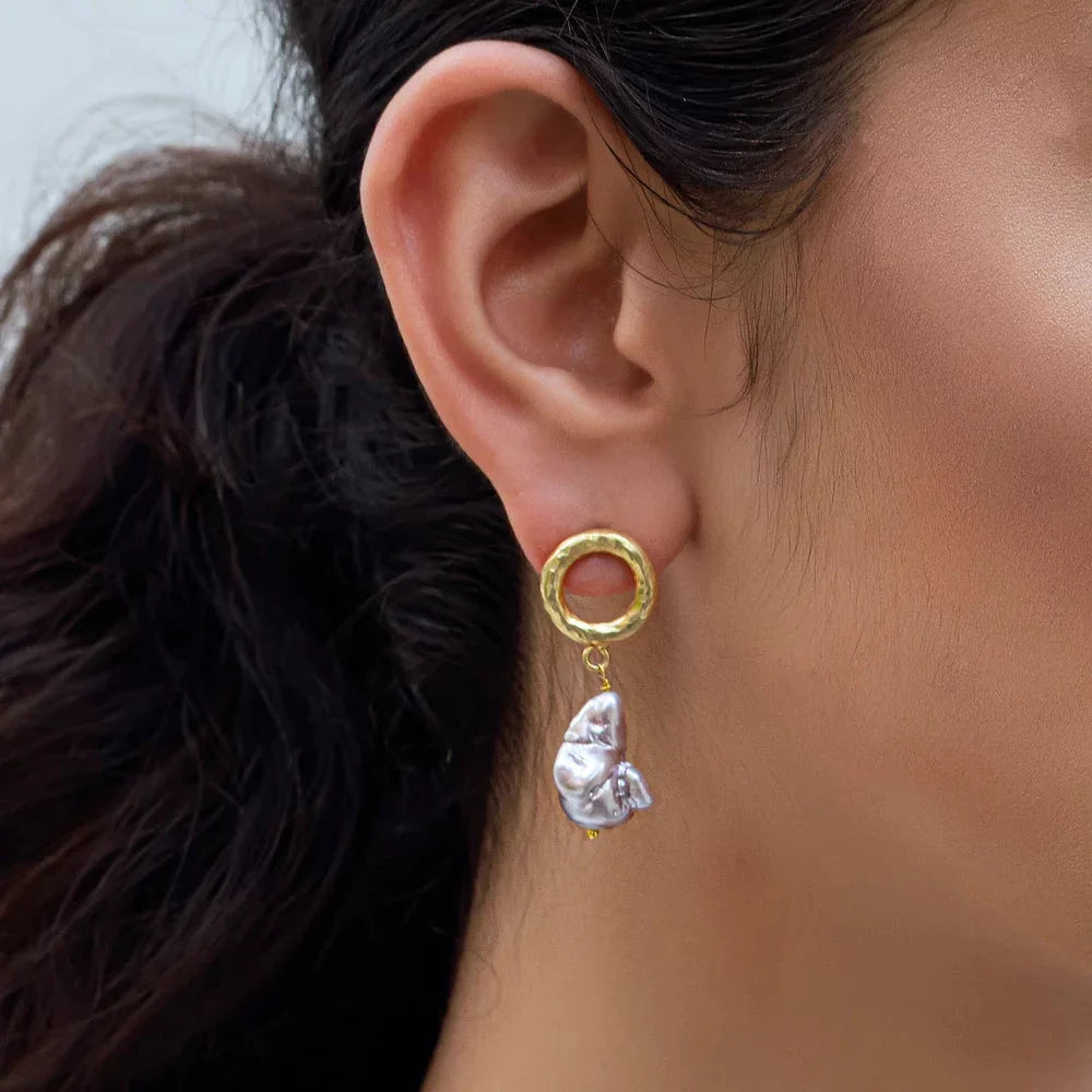 everyday pearl earrings for women